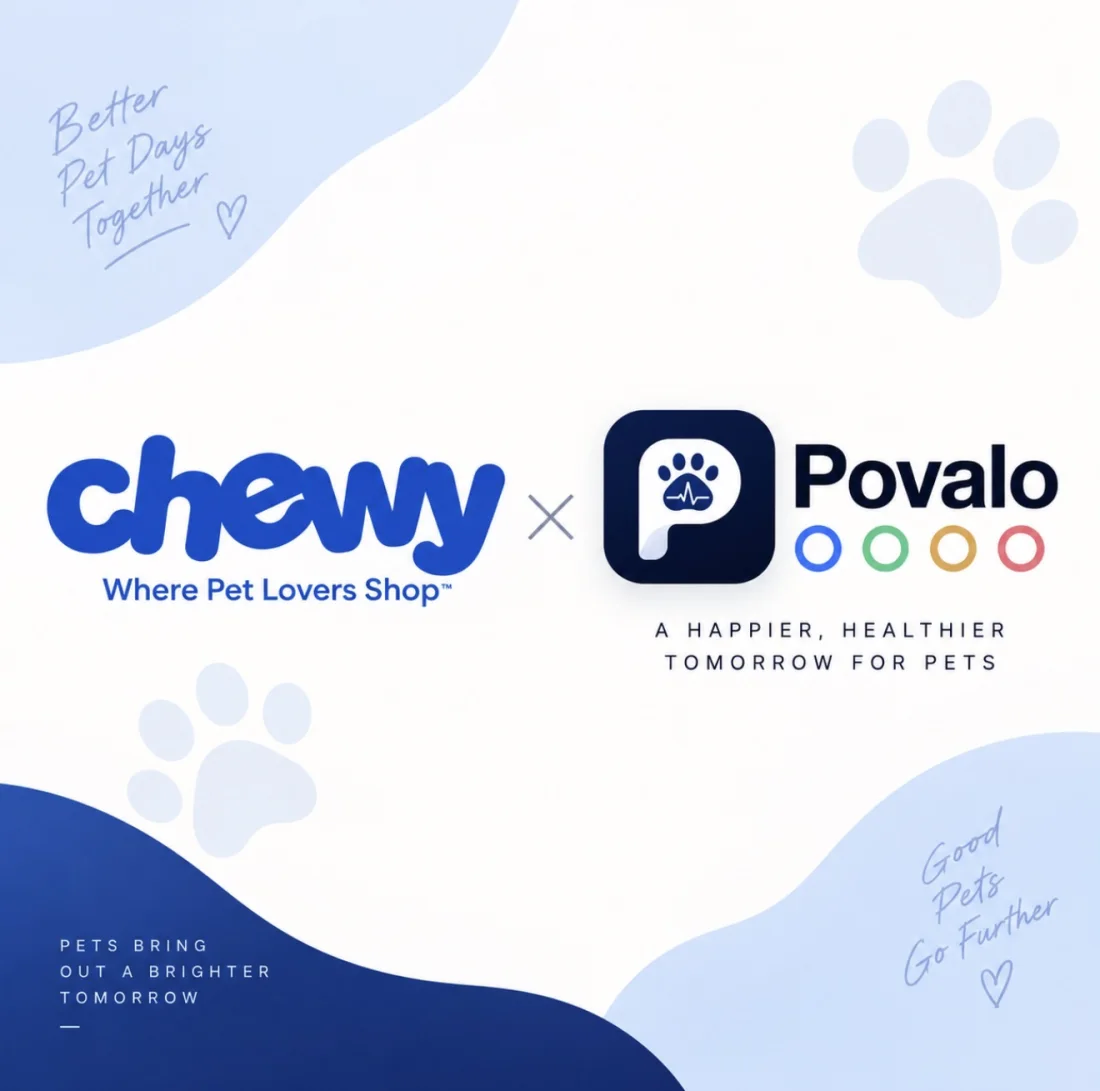 Chewy and Povalo partnership — Better Pet Days Together